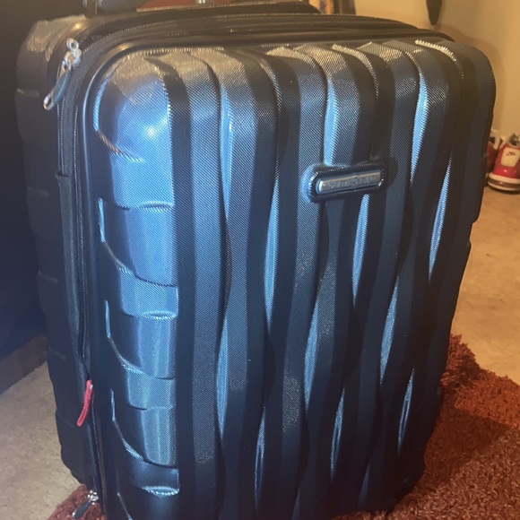Samsonite Bags Samsonite Grey Carbon Fiber Luggage Bag New Poshmark